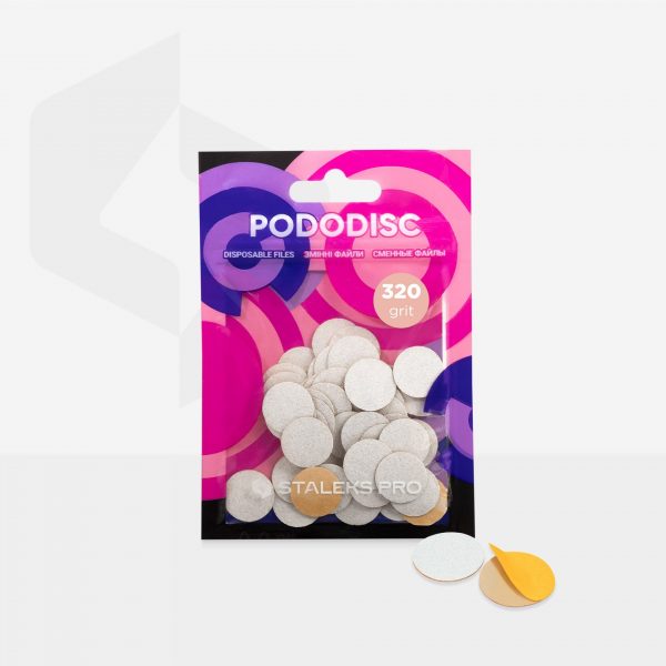 STALEKS Recambios PODODISC S, grano 320 (50 pzas.) - Imagen 2
