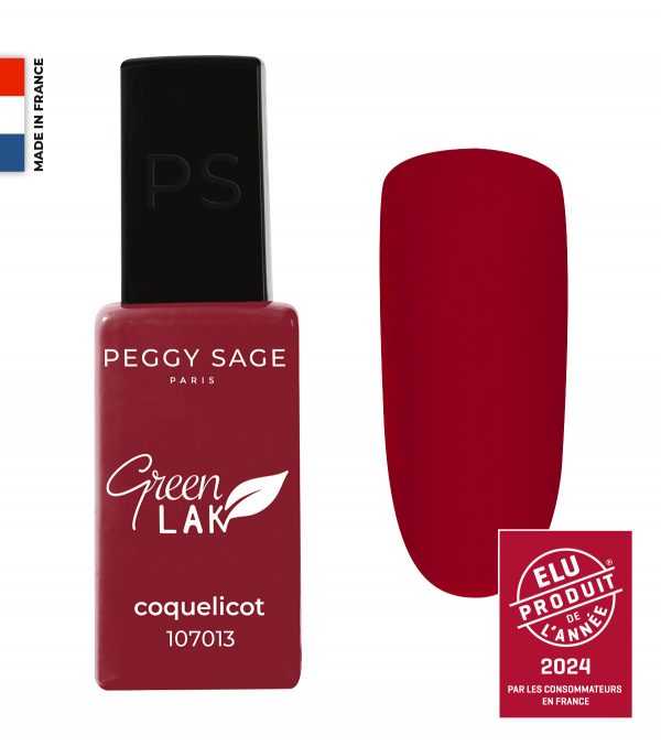 PEGGY SAGE Esmalte de uñas green LAK - coquelicot 10 ml