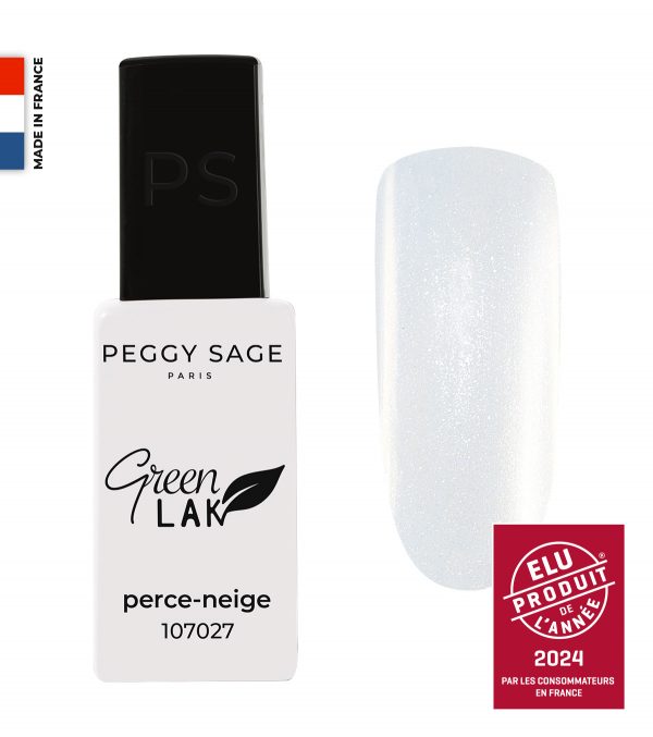 PEGGY SAGE Esmalte de uñas green LAK - perce-neige 10 ml