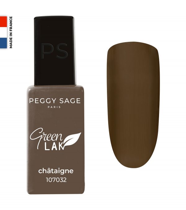 PEGGY SAGE Esmalte de uñas green LAK - châtaigne 10 ml