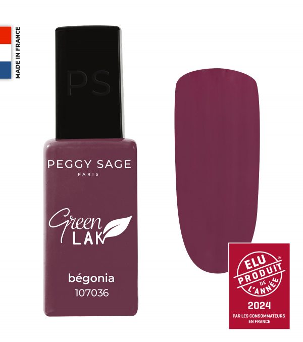PEGGY SAGE Esmalte de uñas green LAK - bégonia 10 ml