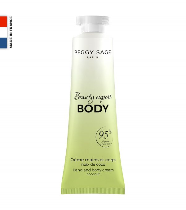 PEGGY SAGE Crema para manos y cuerpo Nuez de coco