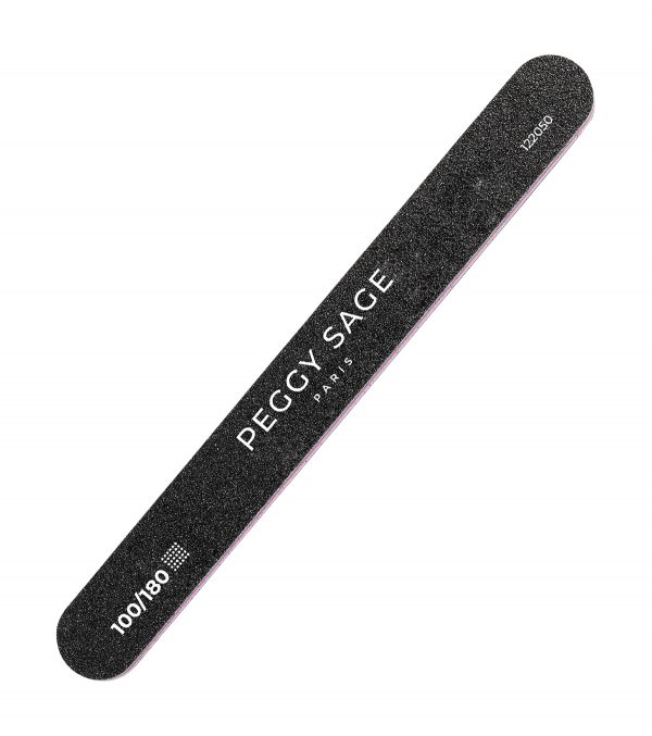 PEGGY SAGE Lima para uñas 2 caras 100/180, negro