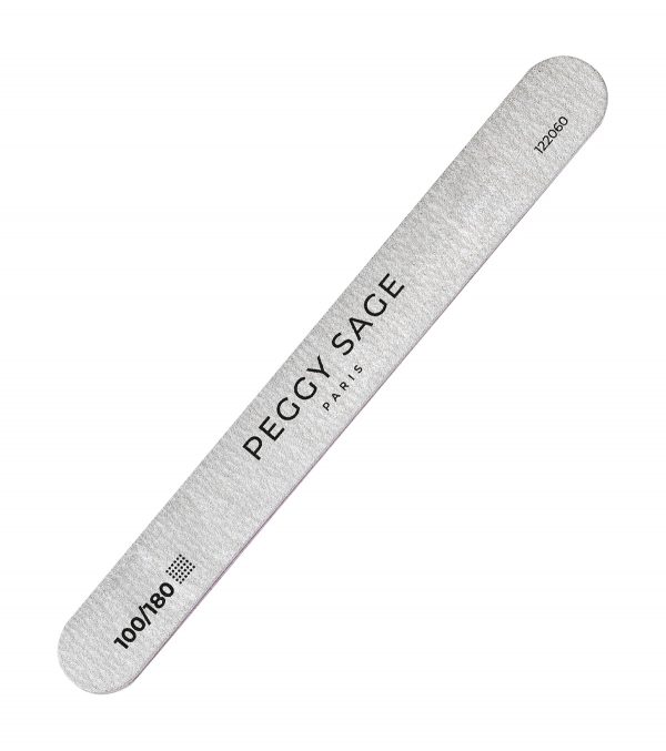 PEGGY SAGE Lima de uñas cebra 2 caras lavable 100/180