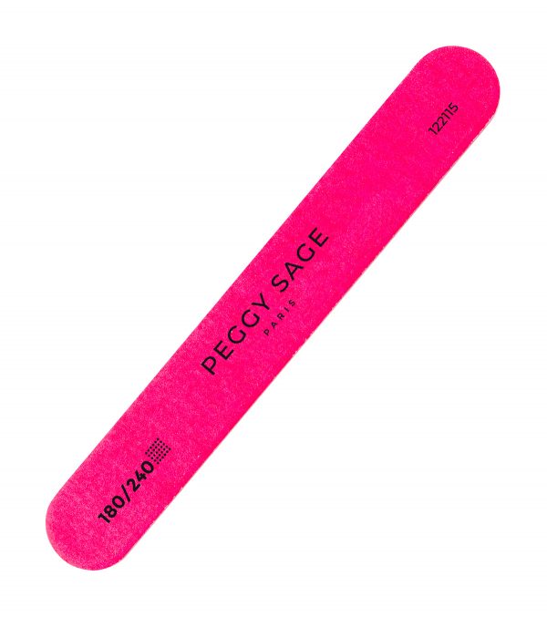 PEGGY SAGE Mini lima para uñas neon pink