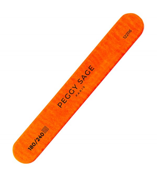 PEGGY SAGE Mini lima para uñas orange neon