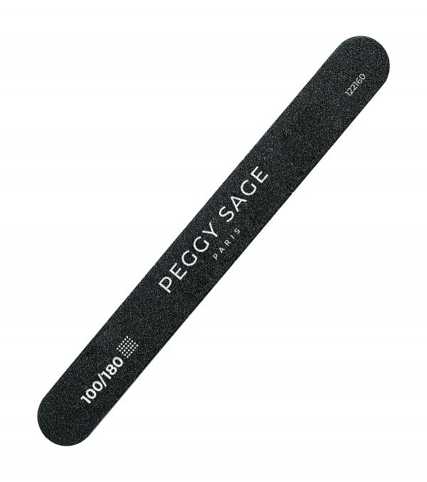 PEGGY SAGE Lima para uñas colosal 2 caras 100/180, negro