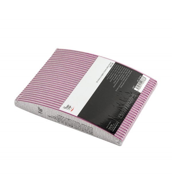 PEGGY SAGE 30 limas para uñas 2 caras, zebra dura 100/100