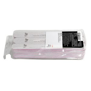 PEGGY SAGE Lote 30 limas para uñas 2 caras 100/100, zebra