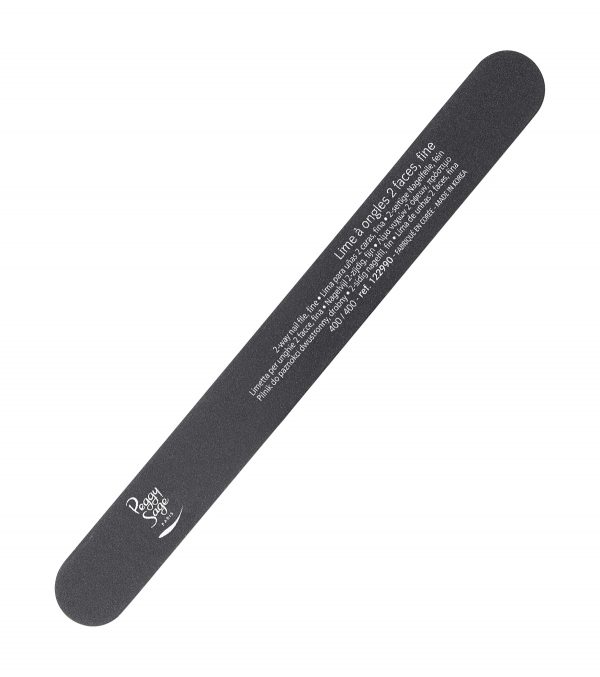 PEGGY SAGE Lima para uñas 2 caras 400/400 negro