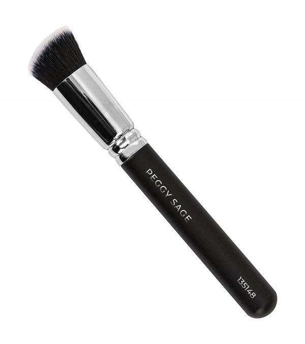 PEGGY SAGE Pincel base de maquillaje - redondo y biselado - 20,5 mm