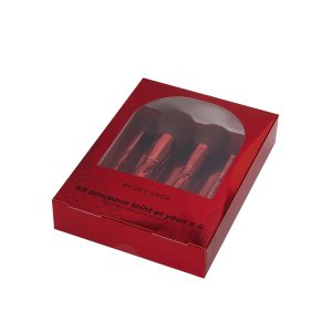 PEGGY SAGE Kit de brochas para rostro y ojos x4