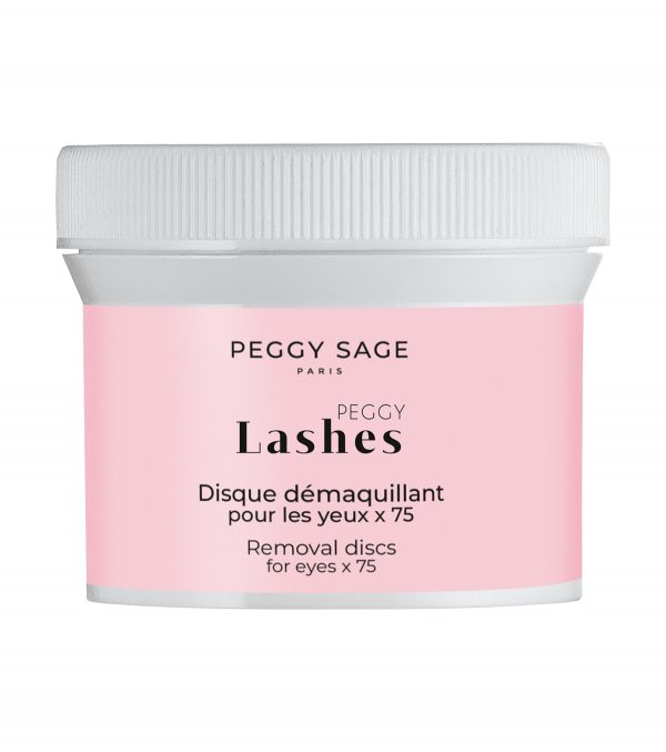 PEGGY SAGE Disco desmaquillador para extensiones de pestañas x 75