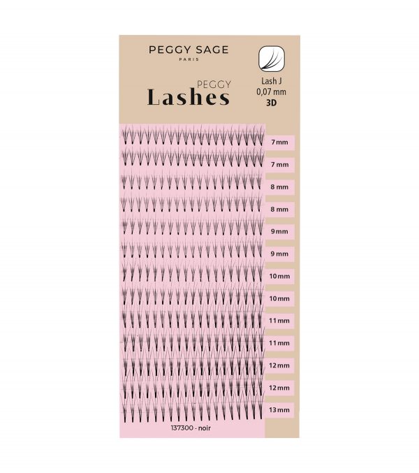 PEGGY SAGE Volumen ruso 3D J 0,07 mm largo 7 a 13 mm