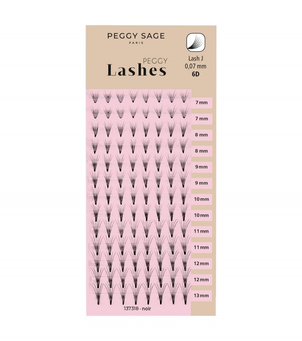 PEGGY SAGE Volumen ruso 6D J 0,07 mm largo 7 a 13 mm