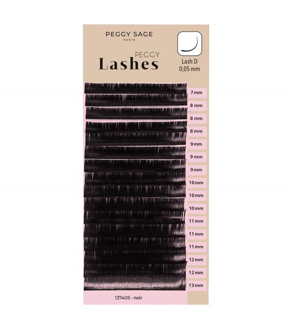 PEGGY SAGE Volumen ruso abanicos para confeccionar D 0,05 mm largos 7 a 13 mm