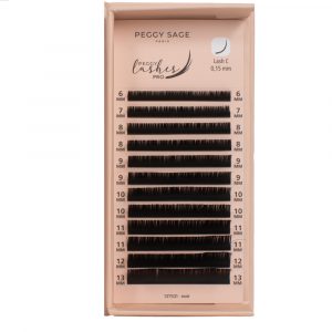 PEGGY SAGE Pestaña a pestaña Ellipse Flat C-0,15mm-6 a 13mm