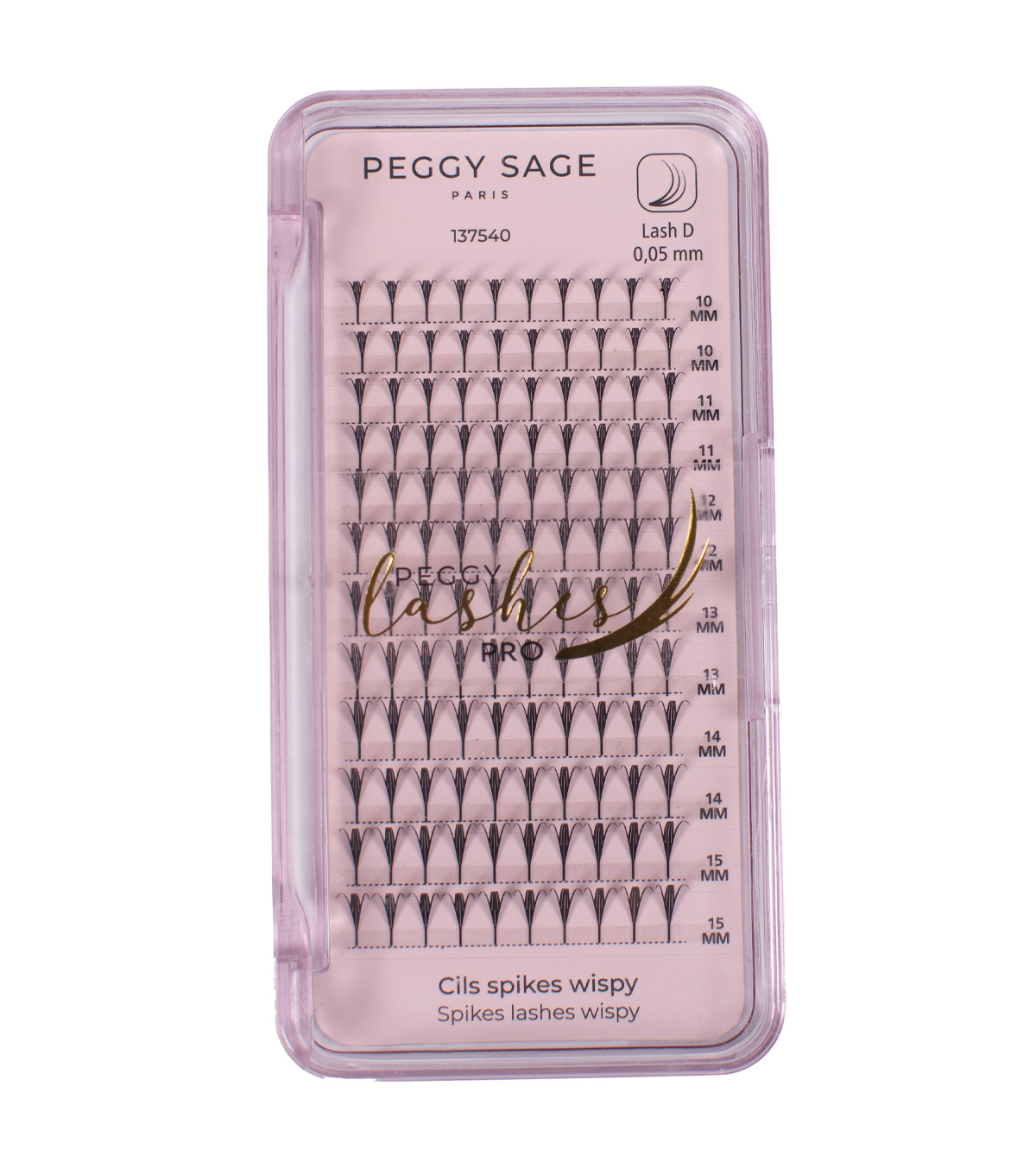 PEGGY SAGE Pestañas spikes wispy - D - 10 a 15 mm