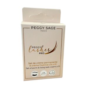 PEGGY SAGE Set de crema permanente & fijadora pestañas x10 PEGGY LASHES PRO