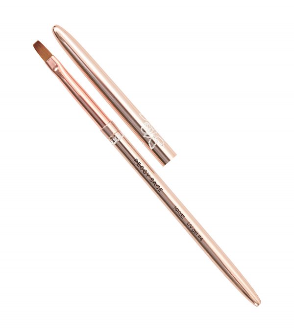 PEGGY SAGE Pincel gel Rose Gold Cuadrado Nº 4