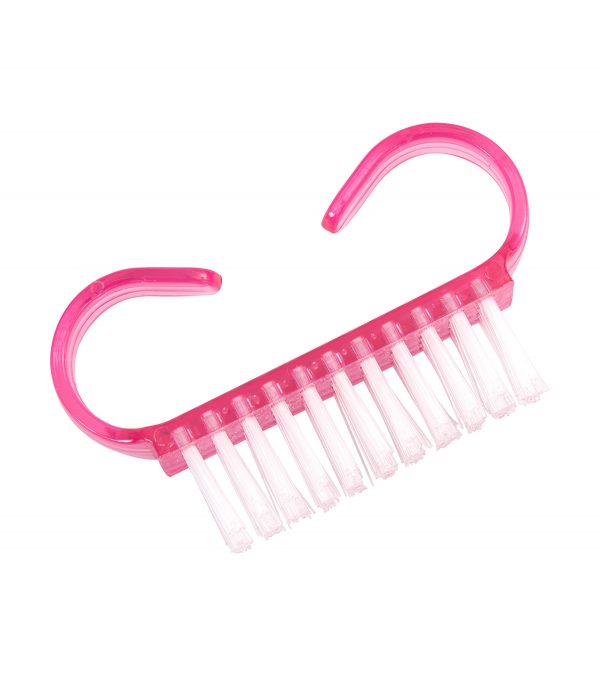 PEGGY SAGE Lote de 3 cepillos de uñas - rosa