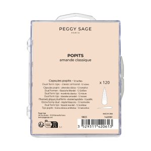 PEGGY SAGE Cápsulas popits x120 – almendra clásica