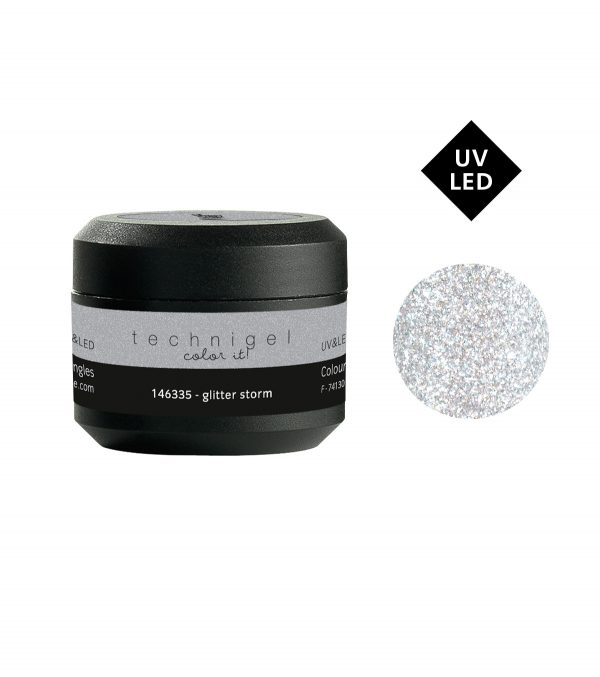 PEGGY SAGE Gel UV/LED color para uñas glitter storm 5 g