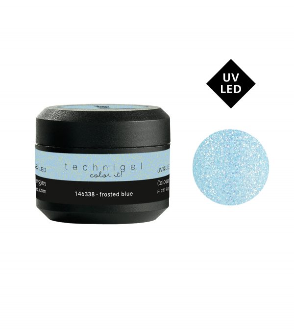 PEGGY SAGE Gel UV/LED color para uñas frosted blue 5 g