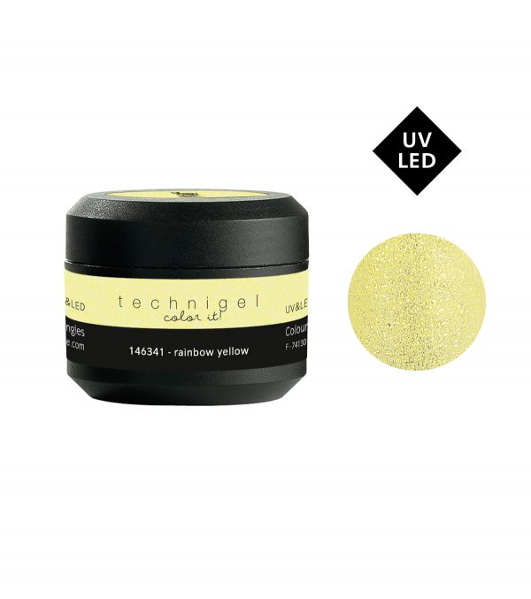 PEGGY SAGE Gel UV/LED color para uñas Rainbow yellow 5 g