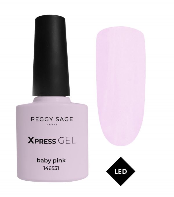 PEGGY SAGE Gel 3-en-1 XPRESS GEL – baby pink 7 ml