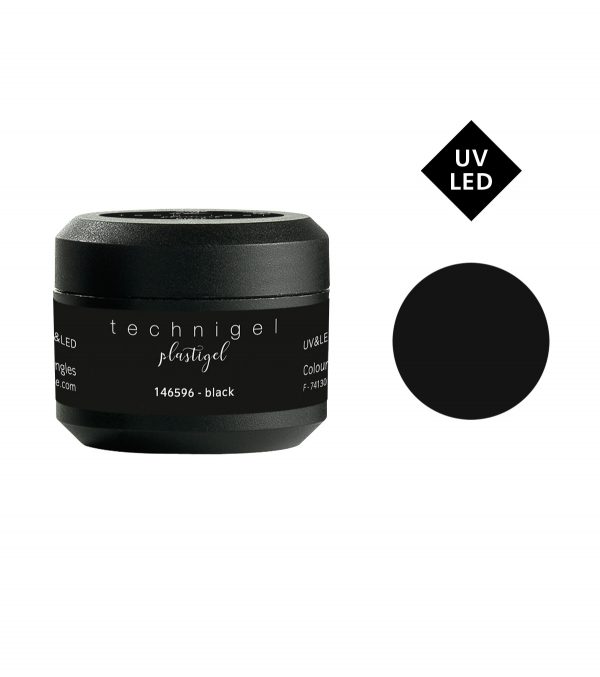 PEGGY SAGE Gel Plastigel para uñas UV/LED black 5 g