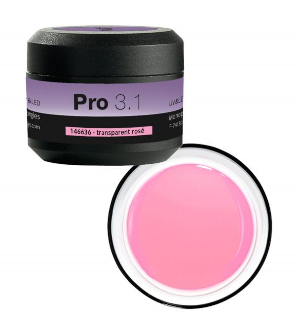 PEGGY SAGE Pro 3.1 Gel monofásico UV&LED Transparente Rosa 15 gr