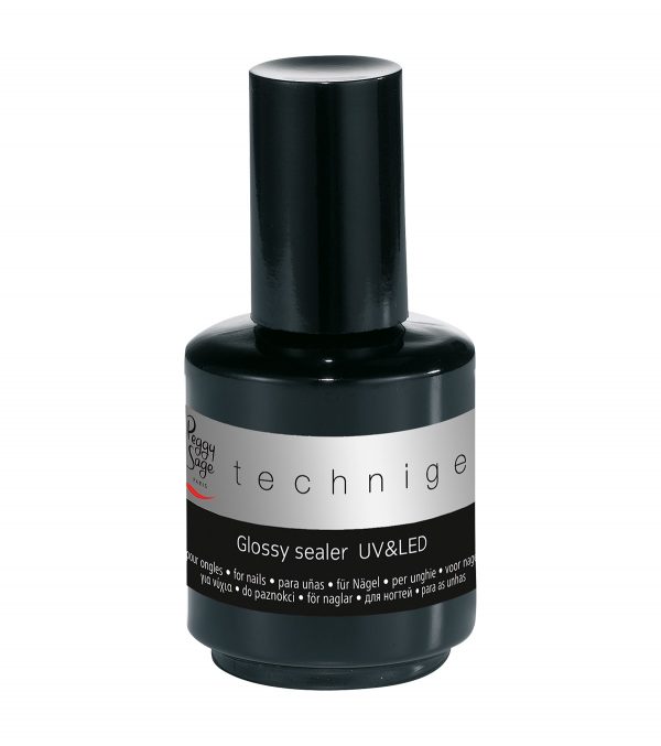 PEGGY SAGE Glossy Sealer UV&LED - 15 ml Gel técnico de acabado súper brillante