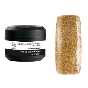PEGGY SAGE Gel UV/LED color para uñas scintillant bronze 5 g