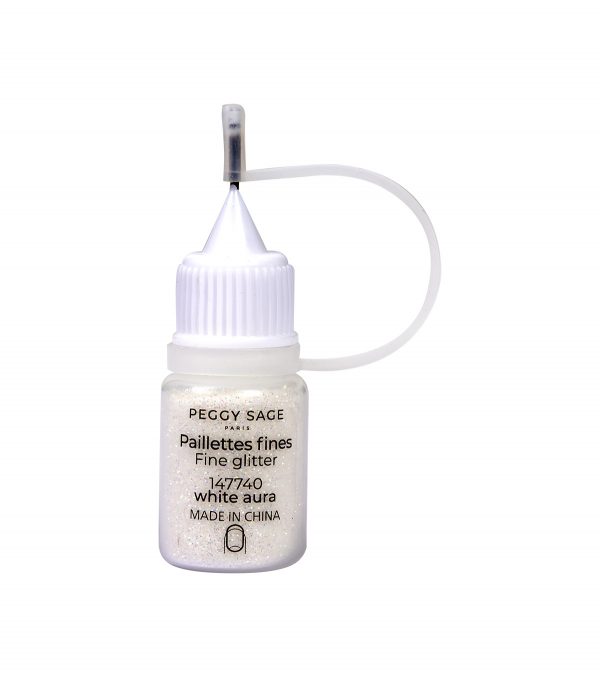 PEGGY SAGE Purpurina fina - white aura