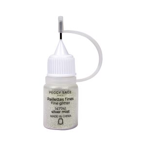 PEGGY SAGE Purpurina fina - silver mist