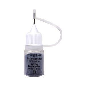 PEGGY SAGE Purpurina fina - black velvet