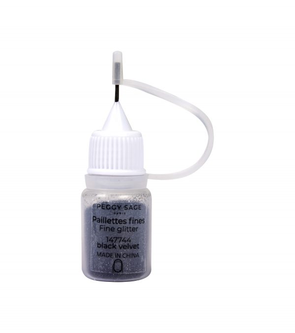 PEGGY SAGE Purpurina fina - black velvet