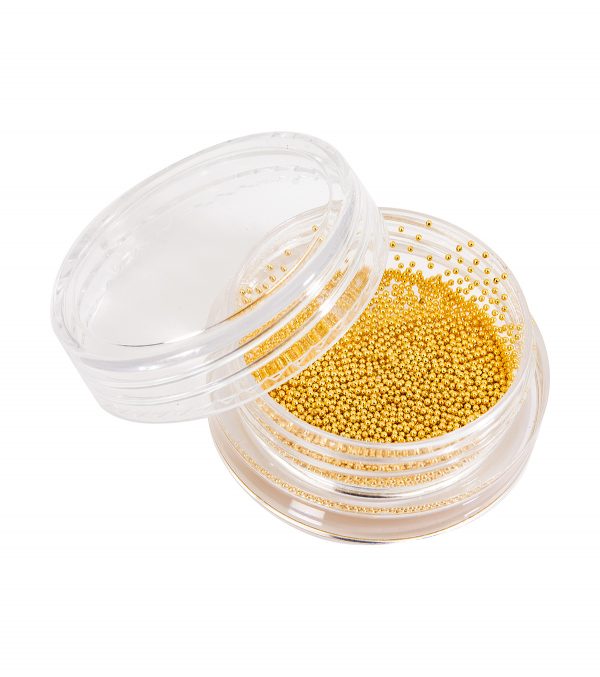PEGGY SAGE Adornos para uñas Mini Balls - gold 3g