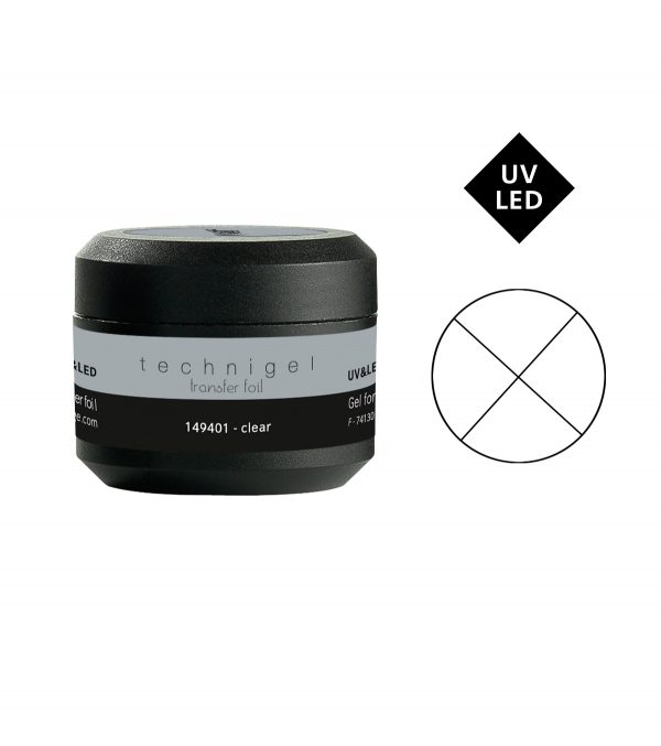 PEGGY SAGE Gel UV/LED para uñas transfer foil - clear