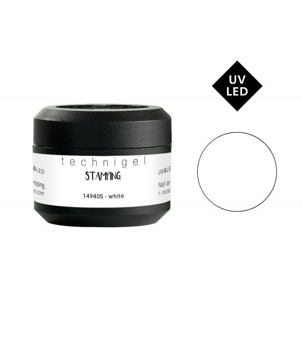 PEGGY SAGE Gel nail art y stamping - white