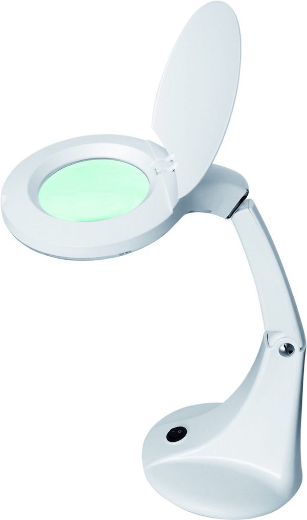 PEGGY SAGE Lámpara de mesa con lupa LED 6W PEGGY PRO – White