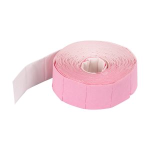 PEGGY SAGE Rollo de 250 cuadrados de celulosa bicolor / rosa - blanco