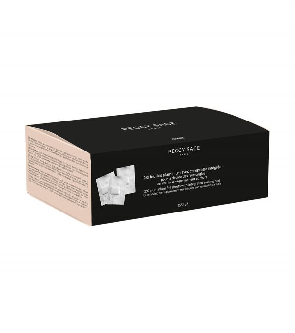 PEGGY SAGE Hojas de aluminio con compresa integrada 250 un