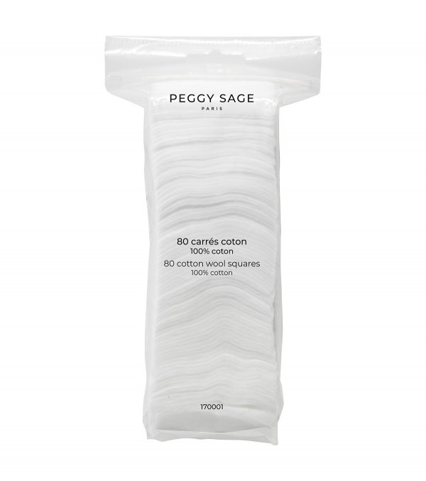 PEGGY SAGE Cuadrados de algodón 80 un