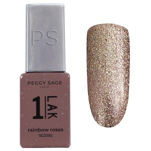 PEGGY SAGE One-LAK 1-step gel polish  rainbow roses