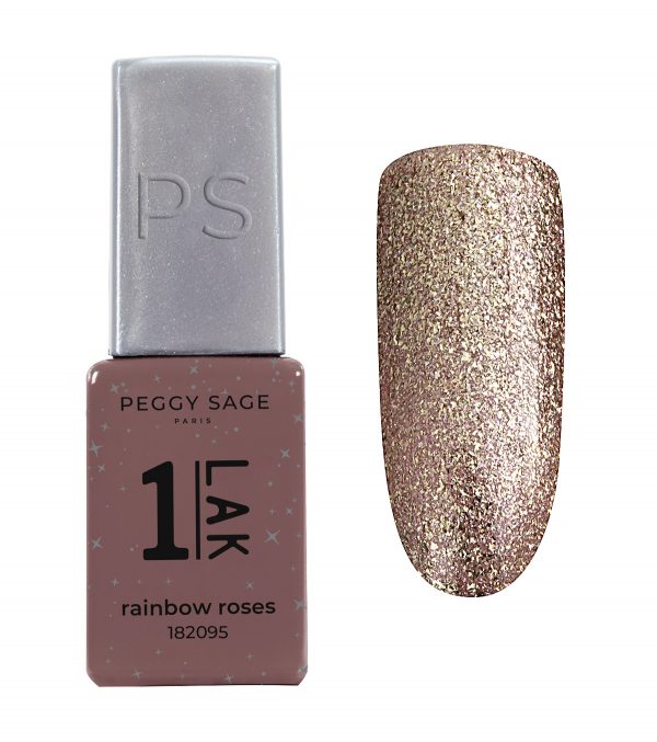PEGGY SAGE One-LAK 1-step gel polish  rainbow roses