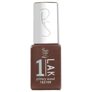 PEGGY SAGE One-LAK 1-step gel polish  glittery wood