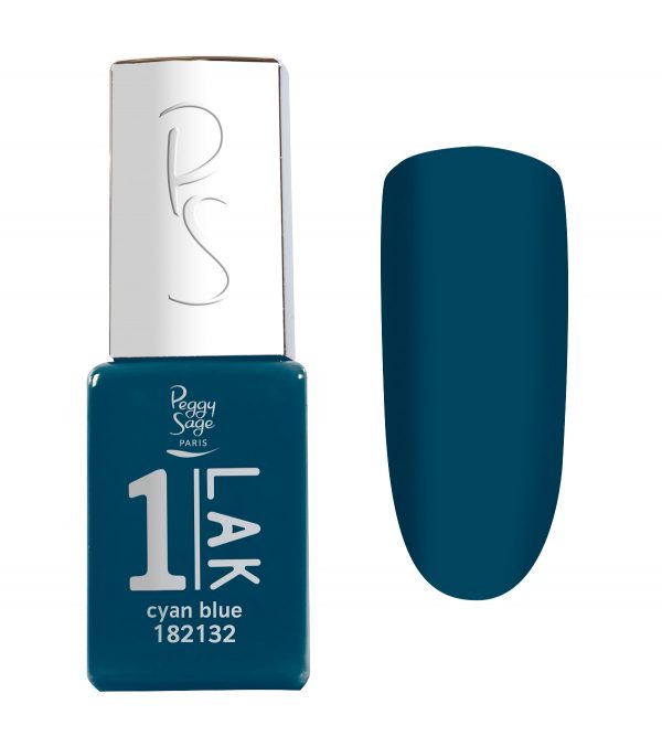 PEGGY SAGE One-LAK 1-step gel polish  cyan blue