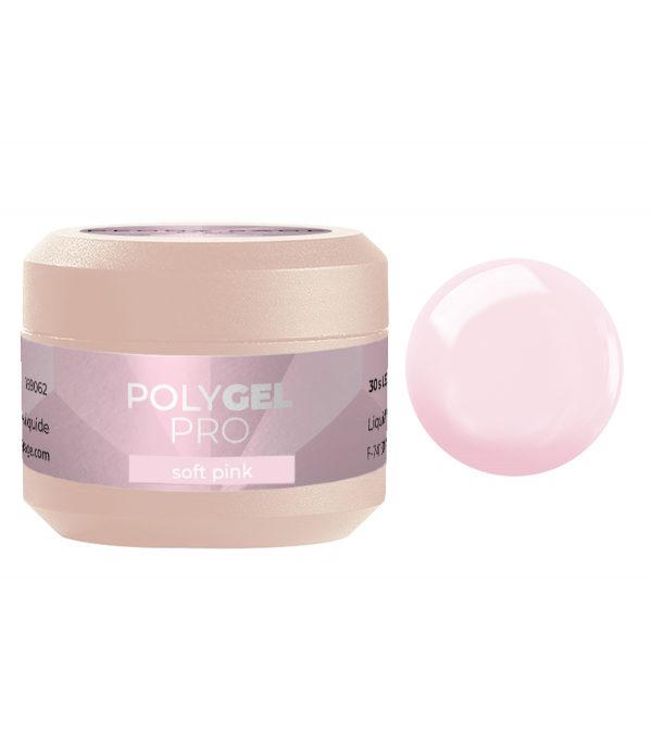PEGGY SAGE Polygel líquido - soft pink tarro 30 gr